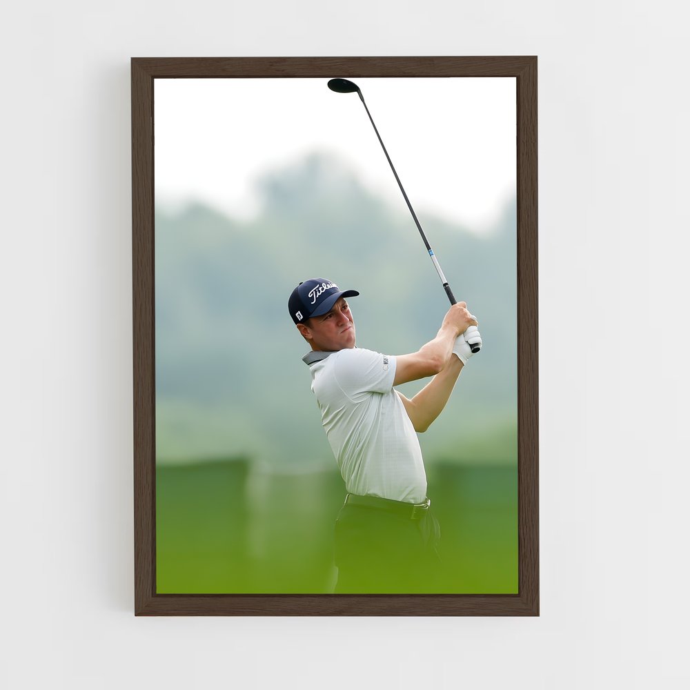Poster Justin thomas golfeur (vue 5)